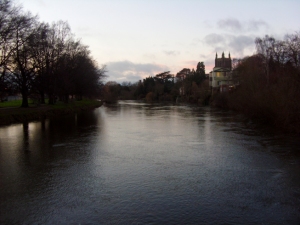 Photo of Hereford Cathedral by the River Wye