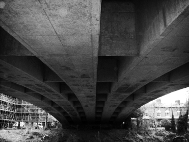 Photo of the underside of Greyfriars Bridge