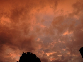 Photo of orange sky